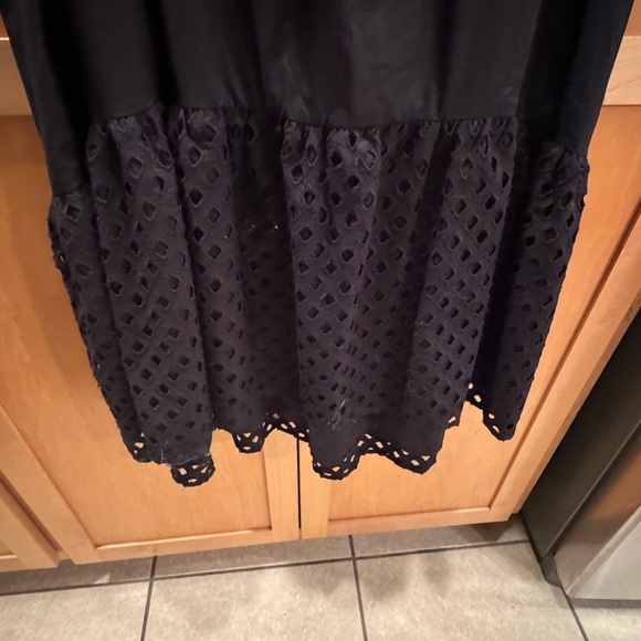 Gibson & Latimet high-low puffed sleeve dress size xl, black - Picture 6 of 7